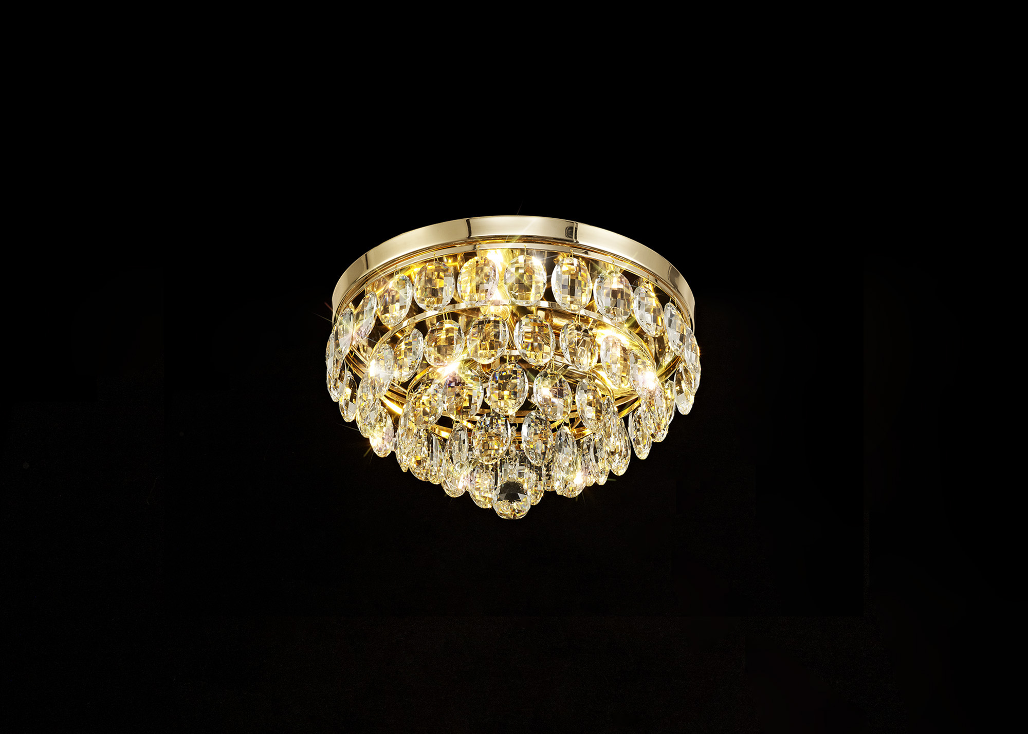 IL32816  Coniston Ceiling 3 Light French Gold